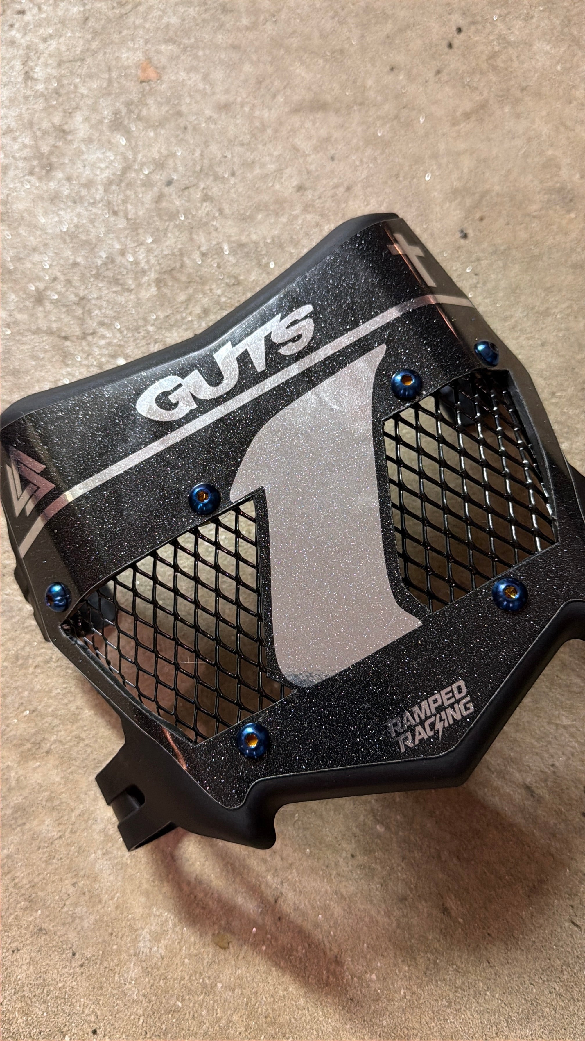 Custom Titanium Vented Plate